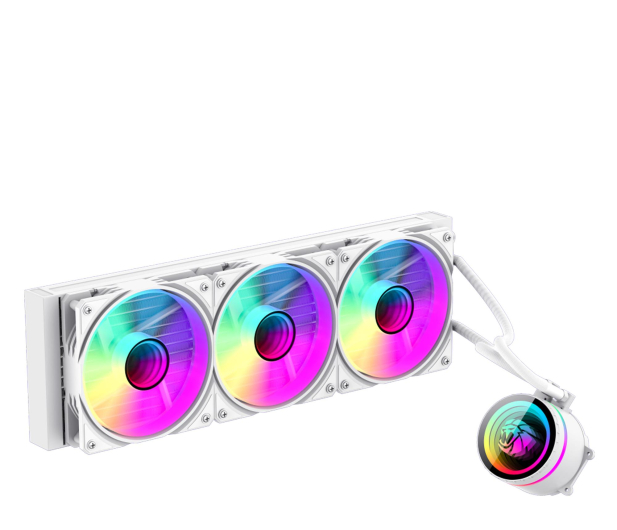 GAMEMAX ICEBURG 360 INFINITY WH White 3x120mm - 1522200 - zdjęcie